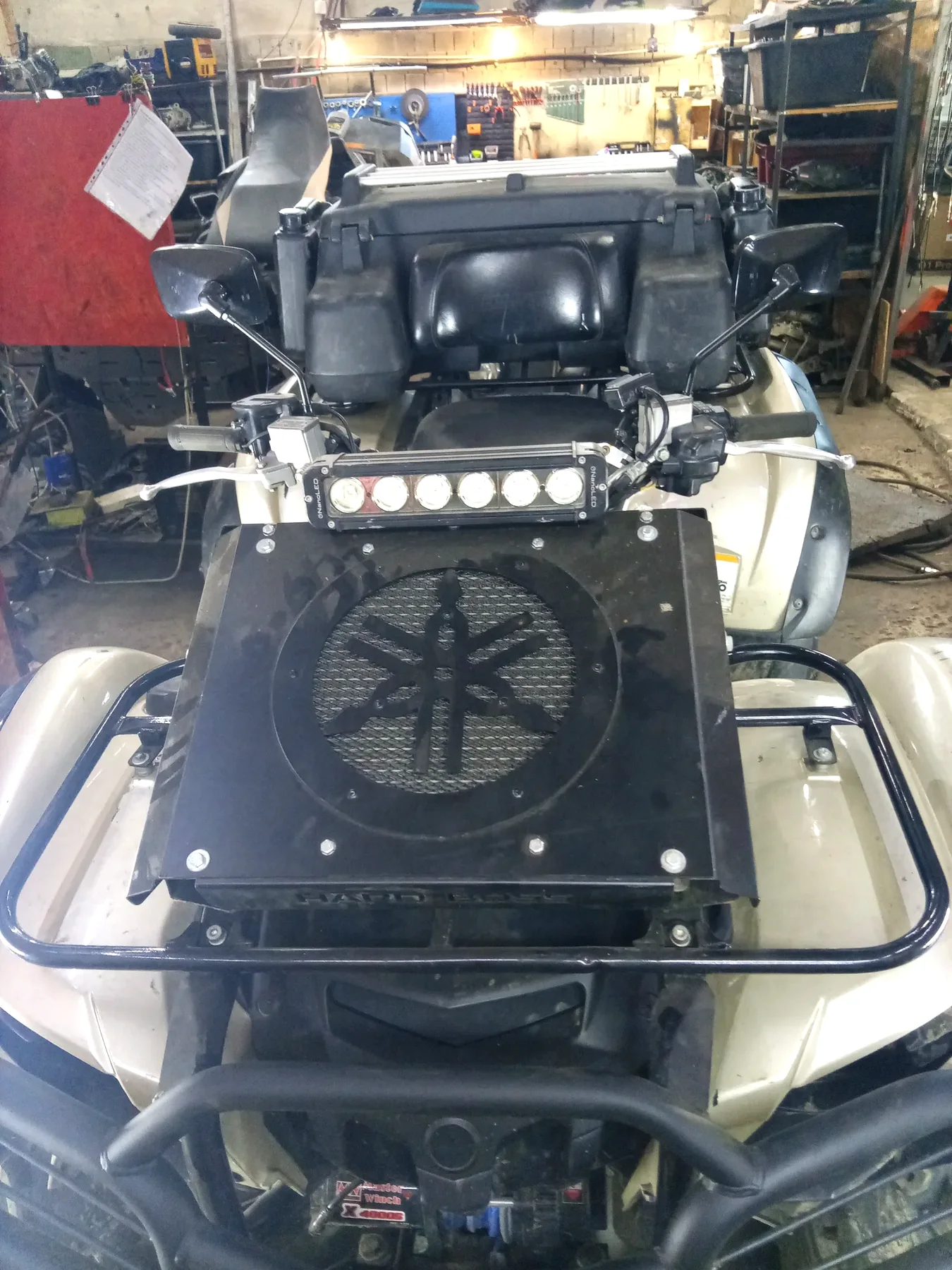 Yamaha Grizzly 700 после выполненных работ